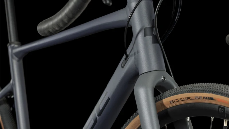 Cube Nuroad Race Gravelbike Diamant 28" grey´n´black