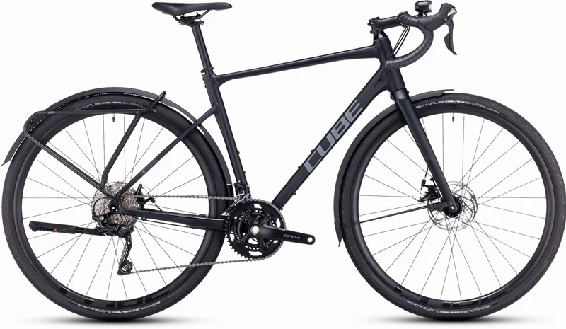 Cube Nuroad Pro FE Gravelbike Diamant 28" metalblack´n´grey