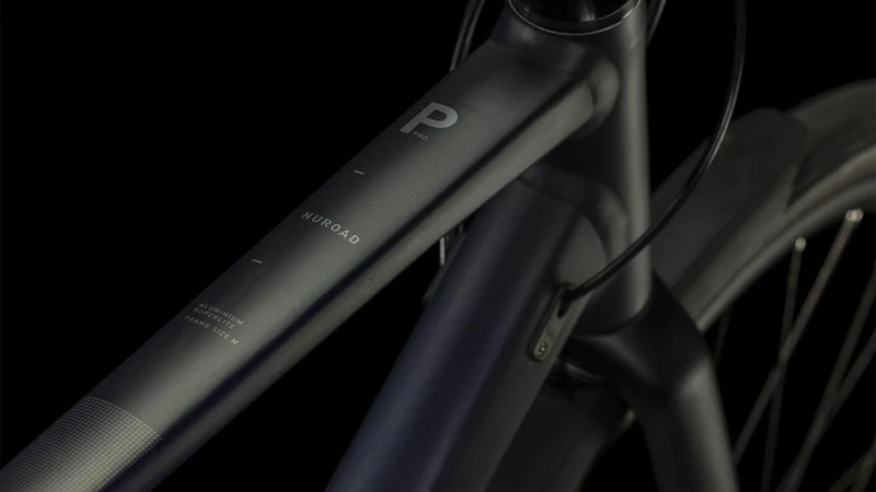 Cube Nuroad Pro FE Gravelbike Diamant 28" metalblack´n´grey