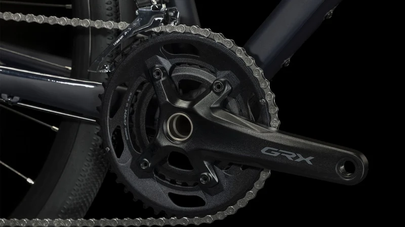 Cube Nuroad Pro FE Gravelbike Diamant 28" metalblack´n´grey