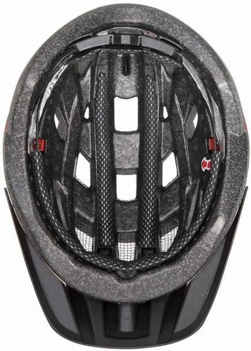 Uvex I-VO CC Helm red-black matt