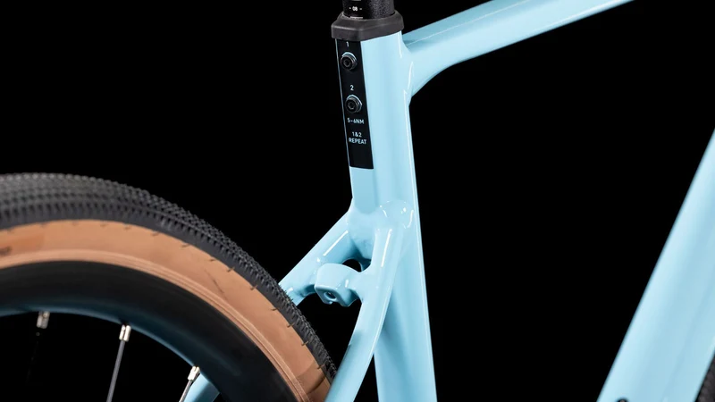 Cube Nuroad Pro Gravelbike Diamant mayablue´n´black