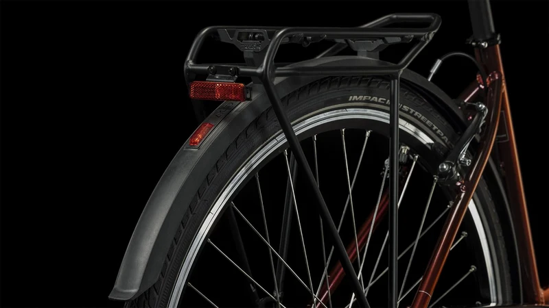 Cube Town Cityrad Easy Entry 28" red´n´grey