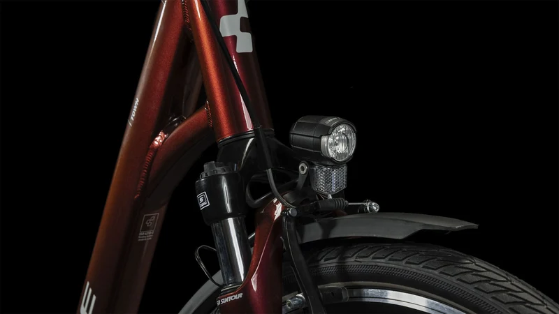 Cube Town Cityrad Easy Entry 28" red´n´grey