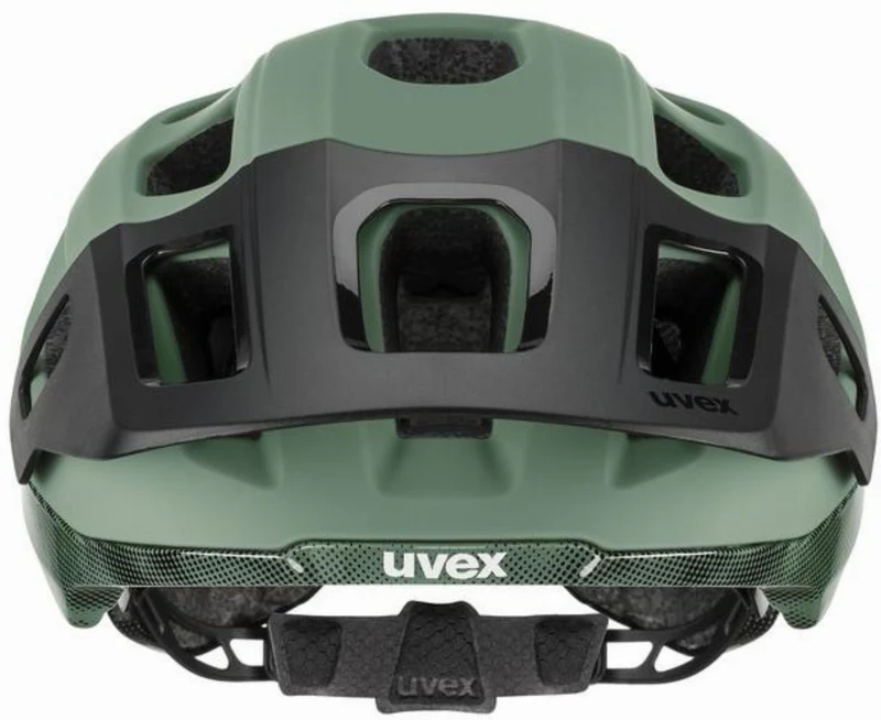Uvex React Mips MTB-Helm moss green-black matt