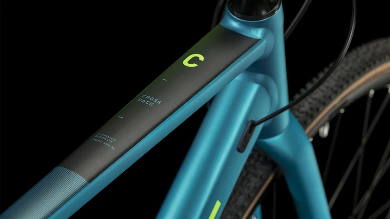 Cube Cross Race Cyclocross Rad Diamant 28" flashpetrol´n´green