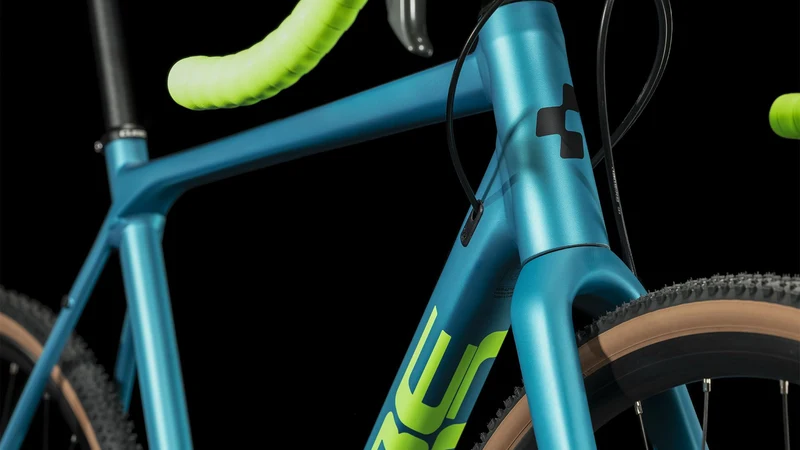Cube Cross Race Cyclocross Rad Diamant 28" flashpetrol´n´green