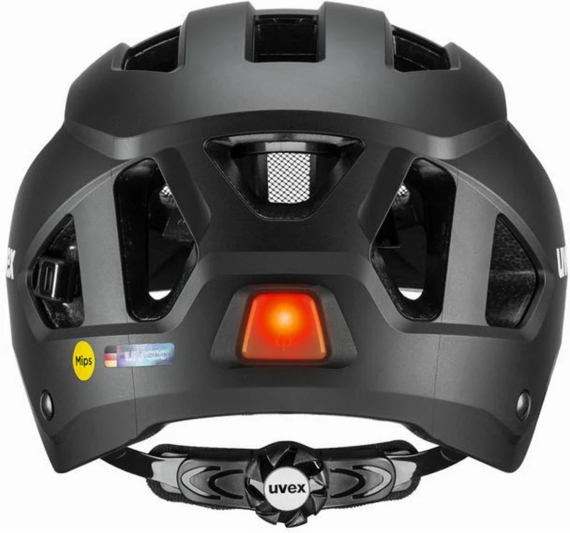 Uvex City Stride Mips Hiplok Helm black matt