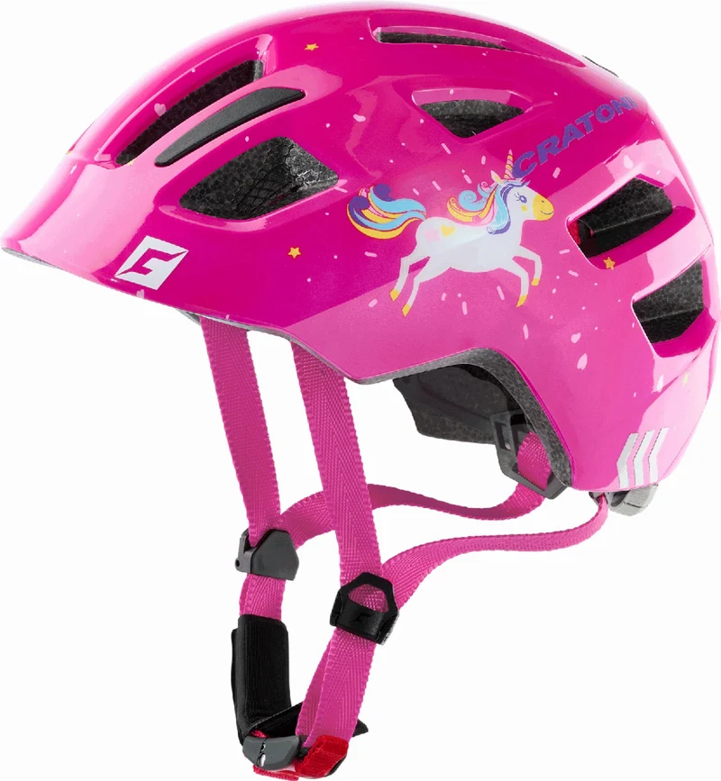 Cratoni Maxster Kinder-Helm unicorn pink glossy