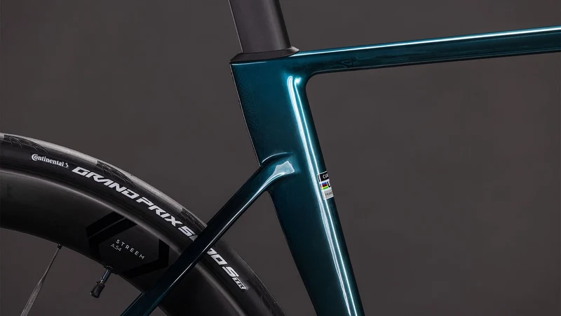 Cube Litening Air C:68X SLX Rennrad Diamant 28" chromeblue´n´ liquidblue