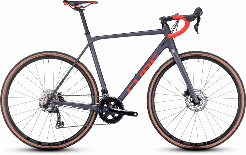 Cube Cross Race Pro Cyclocross Rad Diamant 28" grey´n´red