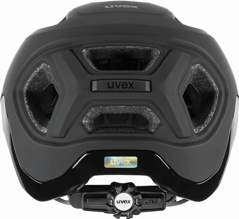 Uvex React MTB-Helm black matt