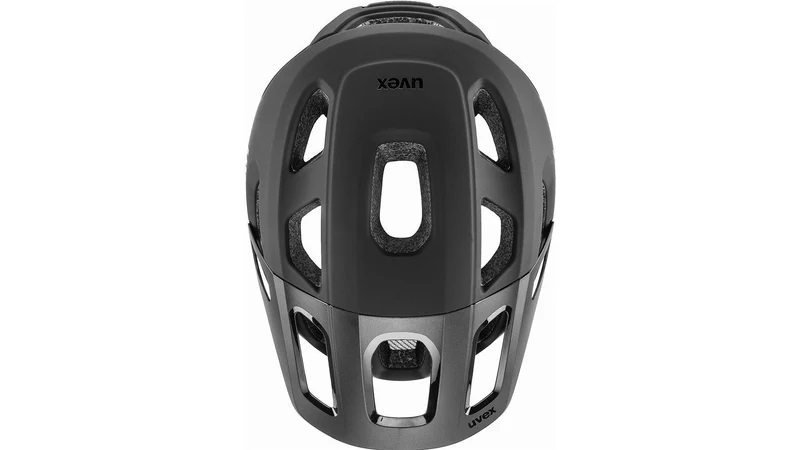 Uvex React MTB-Helm black matt