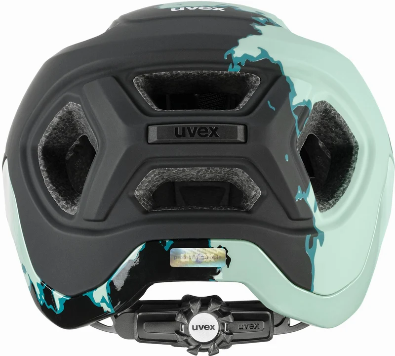Uvex React MTB-Helm jade-black matt