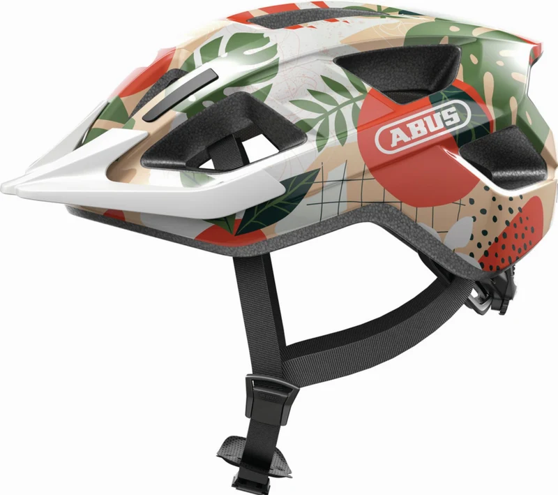 Abus Aduro 3.0 LED Helm orange palm