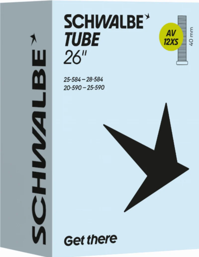 Schwalbe Standard Schlauch 26" NR. 12XS schwarz ETRTO 20/28-584/590