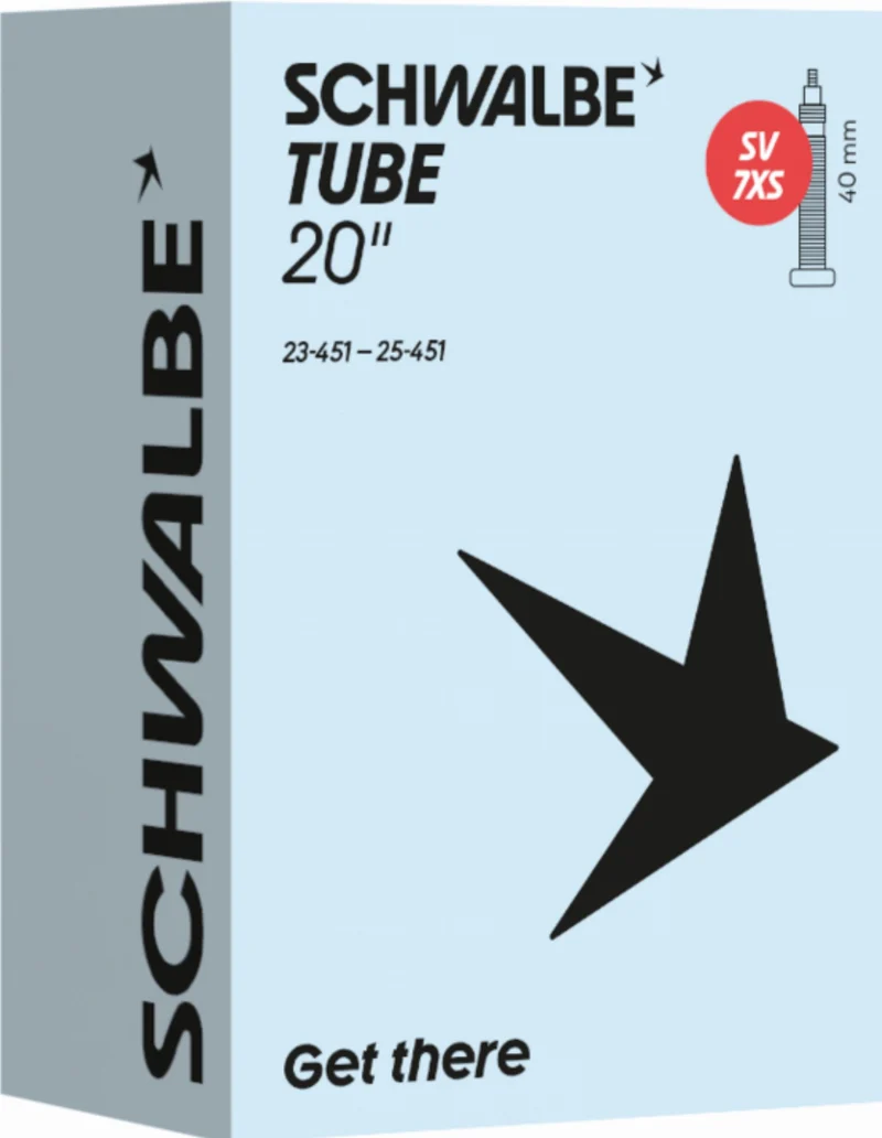 Schwalbe Standard Schlauch 20" NR. 7XS schwarz ETRTO 23/25-451