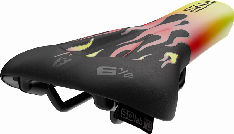 SQlab 6 1/2 Ergowave Flames Kindersattel schwarz