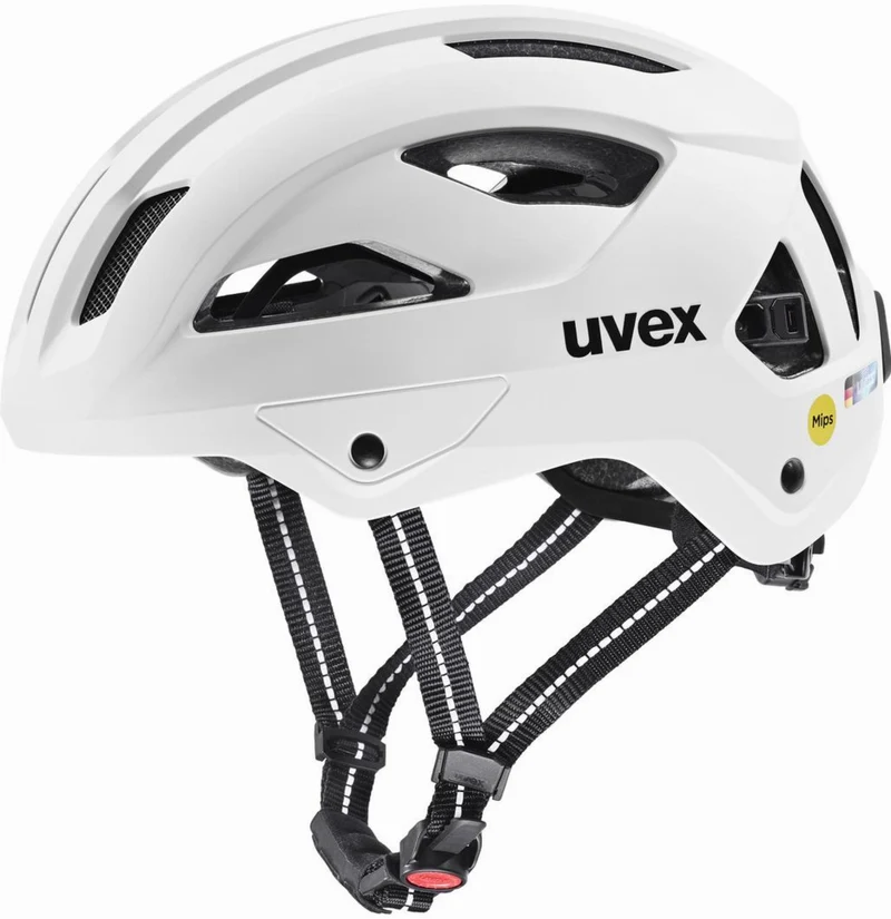 Uvex City Stride Mips Hiplok Helm white matt