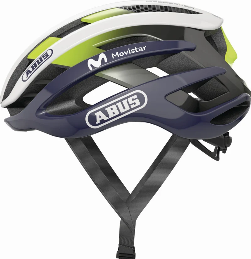 Abus AirBreaker Rennrad-Helm Movistar Team 24