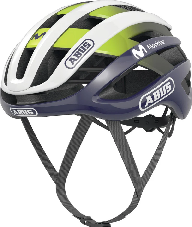 Abus AirBreaker Rennrad-Helm Movistar Team 24