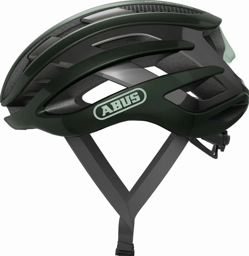Abus AirBreaker Rennrad-Helm moss green