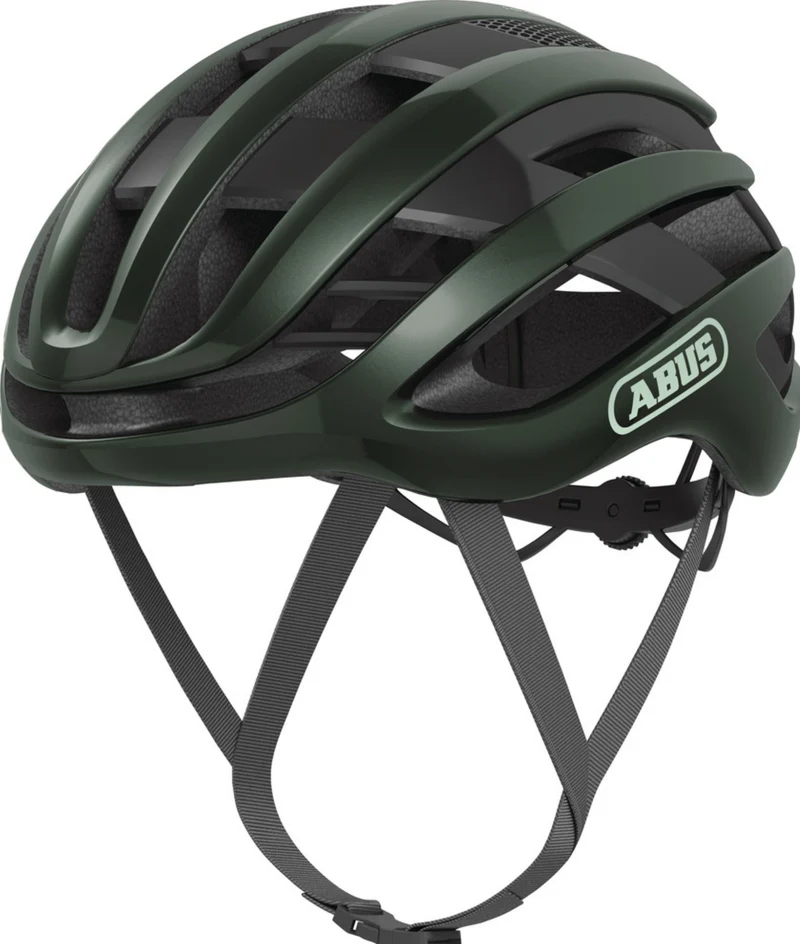 Abus AirBreaker Rennrad-Helm moss green