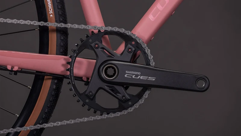 Cube Nuroad One Gravelbike Diamant 28" ruby´n´puce