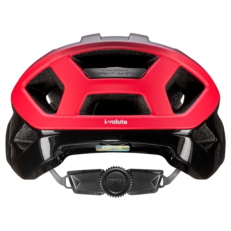 Uvex I-Volute Rennrad-Helm black-red matt