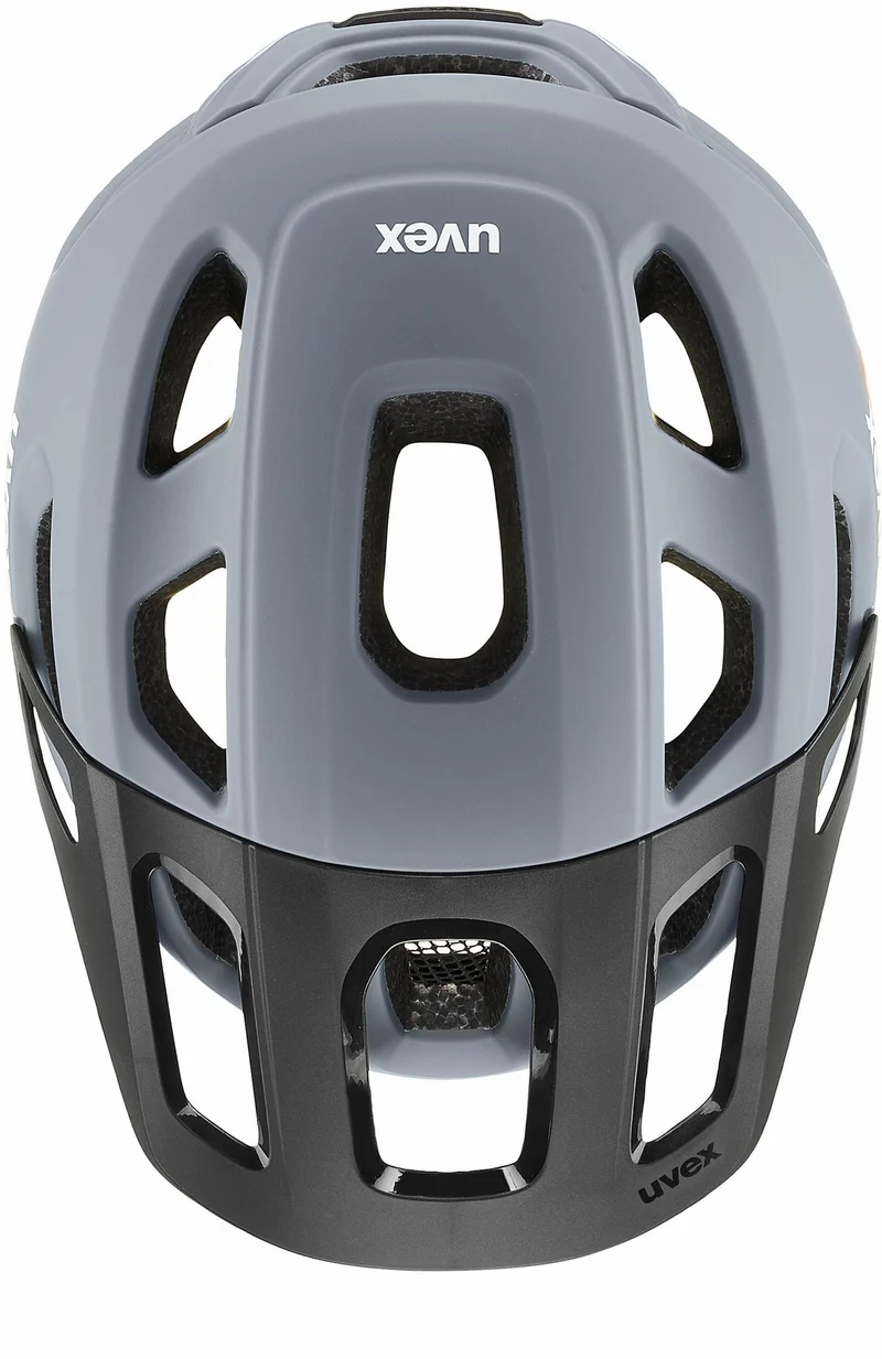 Uvex React MTB-Helm rhino-apricot peach matt
