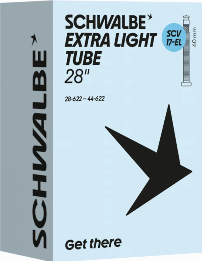 Schwalbe Extra Light Schlauch 28" NR. 17-EL schwarz ETRTO 28/44-622