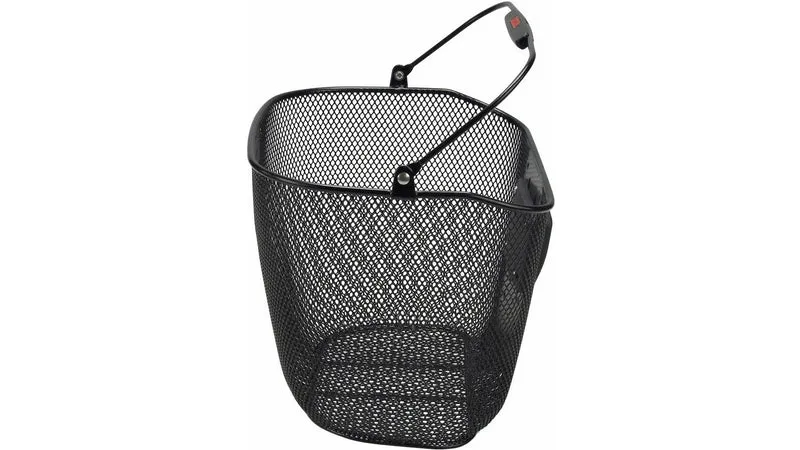KLICKfix Uni Korb Plus Vorderradkorb engmaschig schwarz