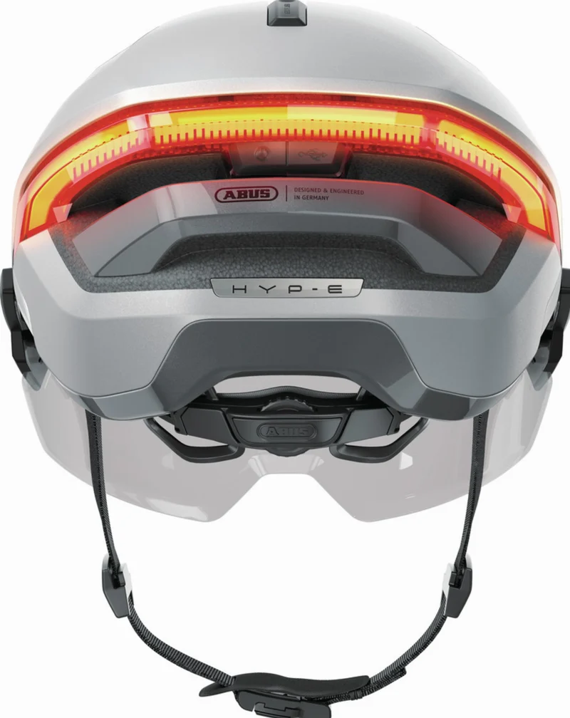 Abus Hyp-E BL.Ace Helm gleam silver