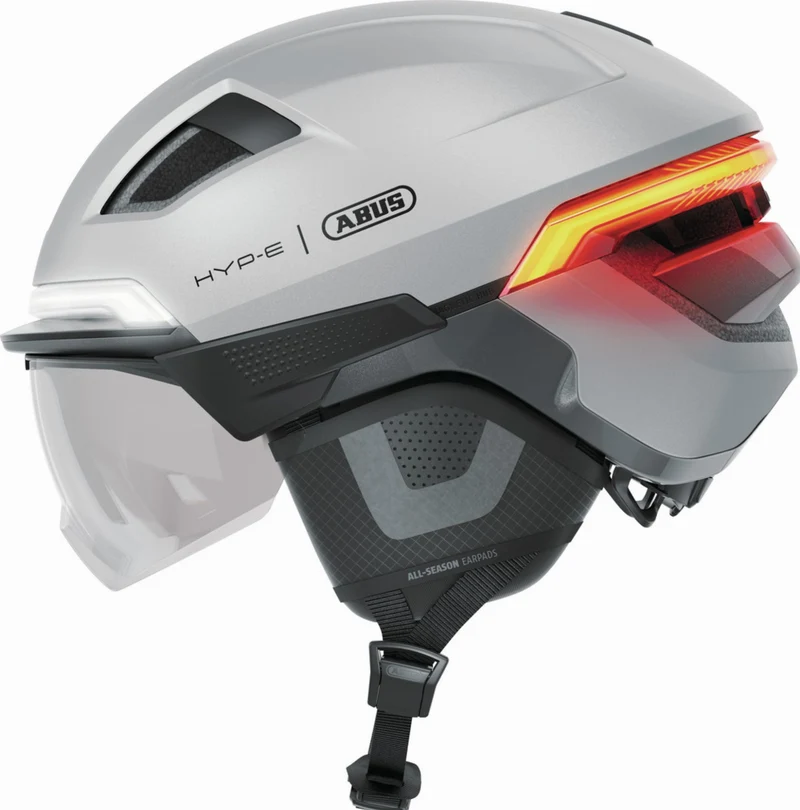 Abus Hyp-E BL.Ace Helm gleam silver