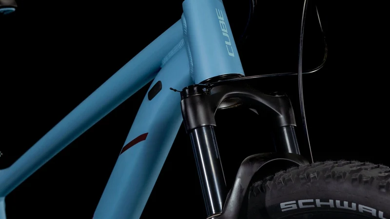 Cube Attention SLX MTB-Hardtail Diamant pigeonblue´n´rubyred