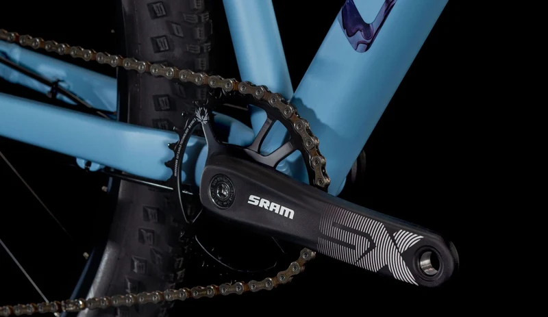 Cube Attention SLX MTB-Hardtail Diamant pigeonblue´n´rubyred