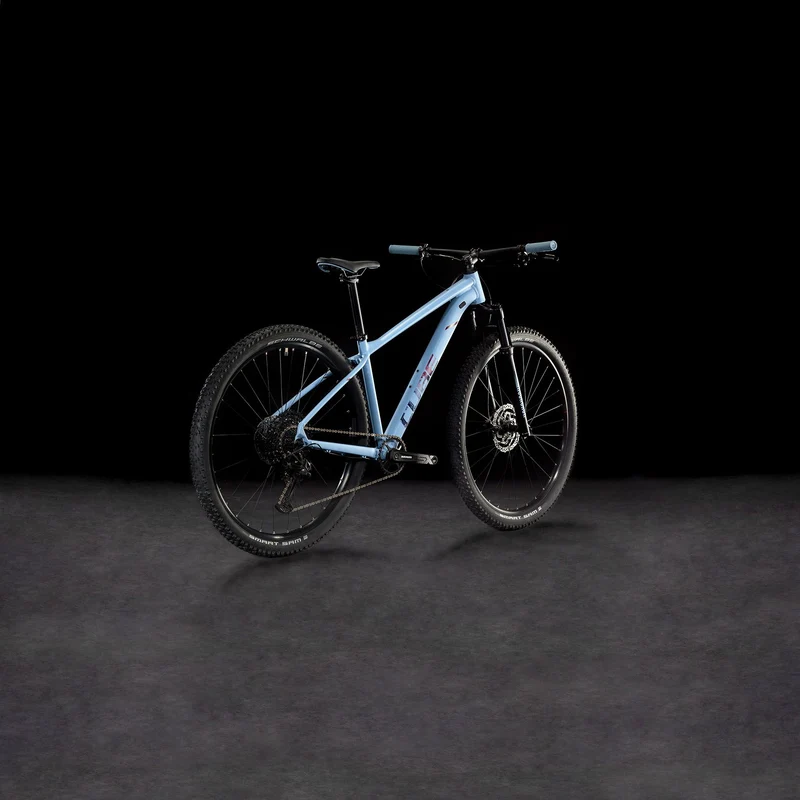 Cube Attention SLX MTB-Hardtail Diamant pigeonblue´n´rubyred
