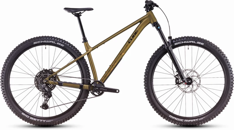 Cube Reaction TM One MTB-Hardtail Diamant goldenlime´n´black