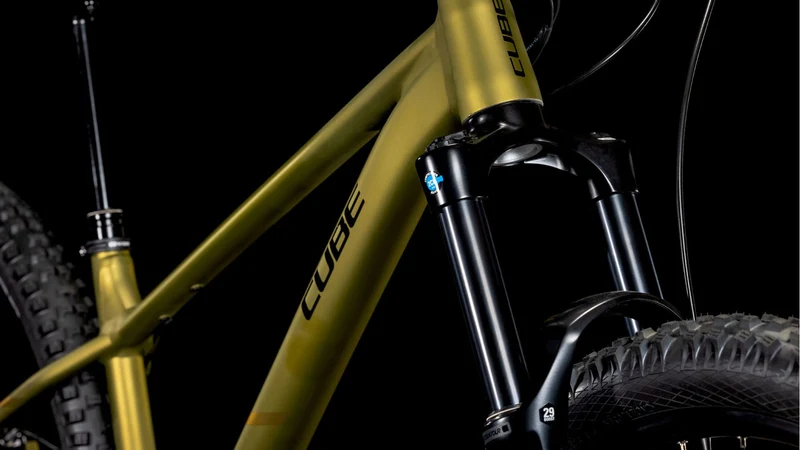 Cube Reaction TM One MTB-Hardtail Diamant goldenlime´n´black