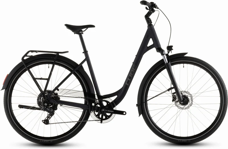 Cube Touring One Trekkingrad Easy Entry 28" night´n´chrome