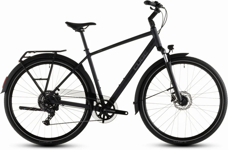 Cube Touring One Trekkingrad Diamant 28" night´n´chrome