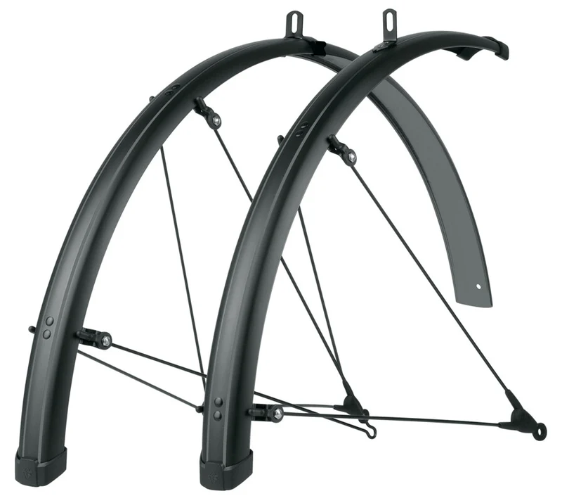 SKS GERMANY Bluemels Stripes Schutzbleche-Set 28" schwarz-matt