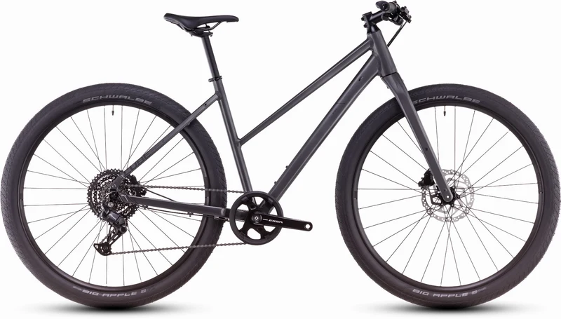 Cube Hyde One Cityrad Trapeze 28" graphite´n´black