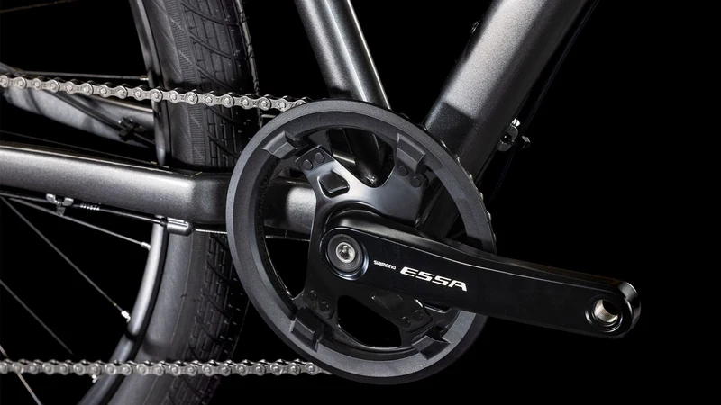 Cube Hyde One Cityrad Trapeze 28" graphite´n´black
