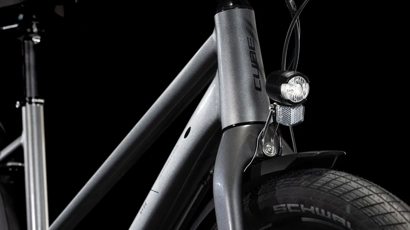 Cube Hyde One FE Cityrad Trapeze 28" graphite´n´black