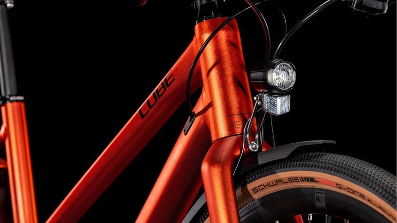 Cube Nulane Pro FE Fitnessbike Trapeze 28" fireorange´n´black