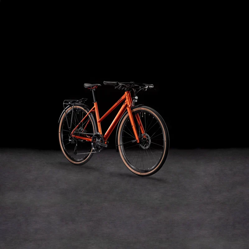 Cube Nulane Pro FE Fitnessbike Trapeze 28" fireorange´n´black