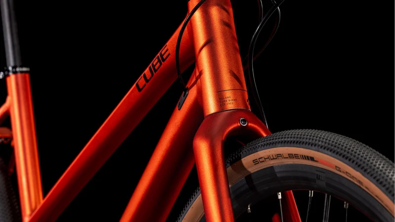Cube Nulane Pro Fitnessbike Trapeze 28" fireorange´n´black