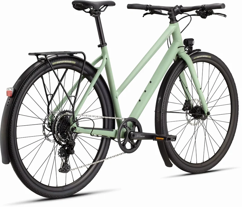Specialized Sirrus X 2.0 EQ ST Trekkingrad Trapez 28" Satin Pistachio/Dolomite Metallic Frost Reflective