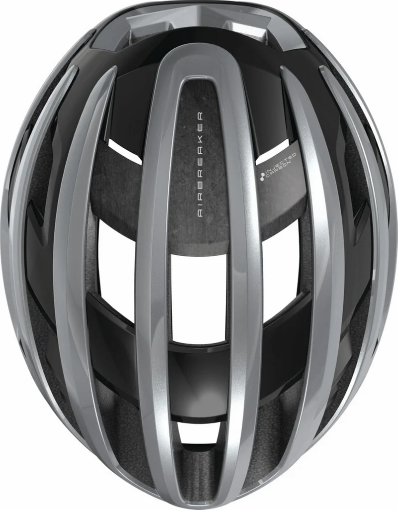 Abus AirBreaker 2.0 Rennrad-Helm graphite silver